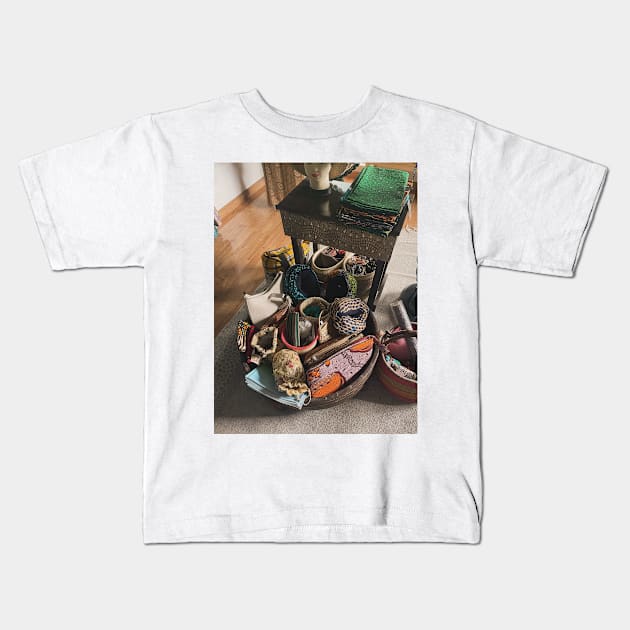 a gift shop in Kenya,Africa Kids T-Shirt by cute thingx